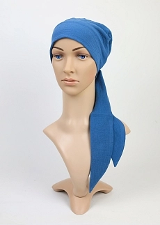 Šátek Arména mušelín modrá.jpg